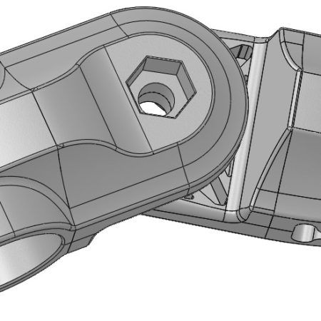 kit articule orthogonal tube alu