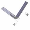 raccord tubulaire en coude tube alu plan