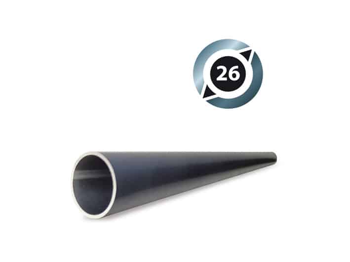 tube aluminium d26 tube alu