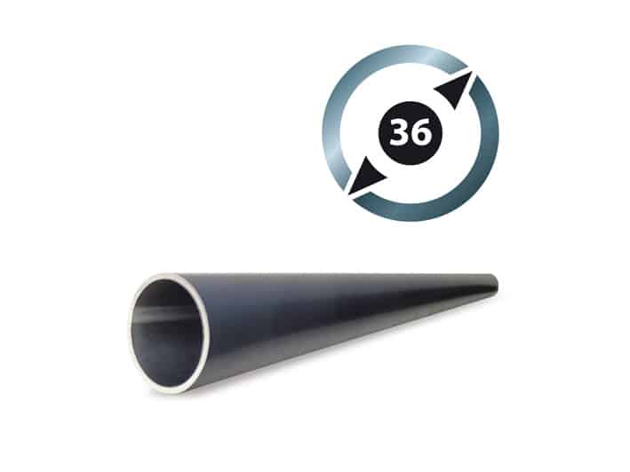 tube aluminium d36 tube alu